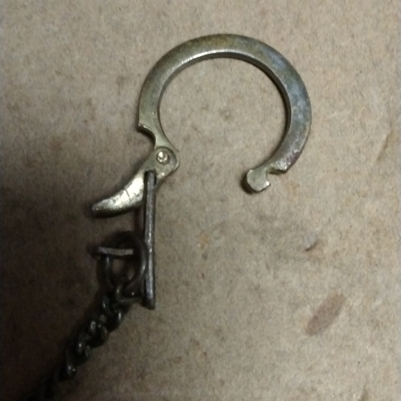 Antique needlepoint, coin purse, key chain, 1900. - Picture 3 of 5